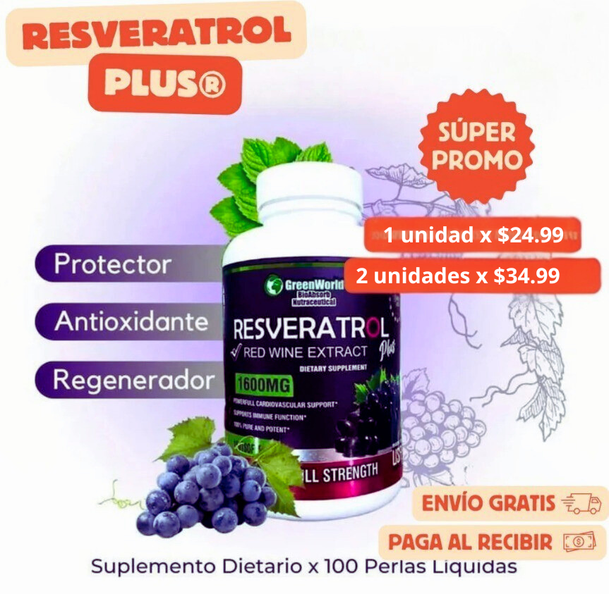 Resvital Pro -  El poder del Resveratrol