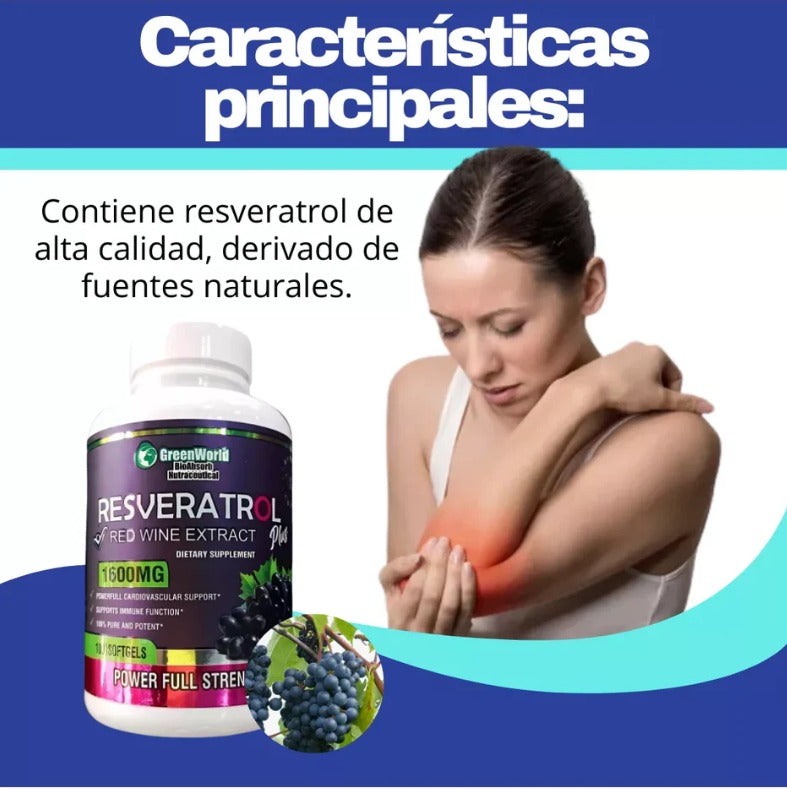 Resvital Pro -  El poder del Resveratrol